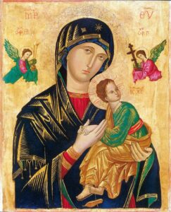 Mother of Perpetual Help. Moder af den Stedsevarende Hjælp.