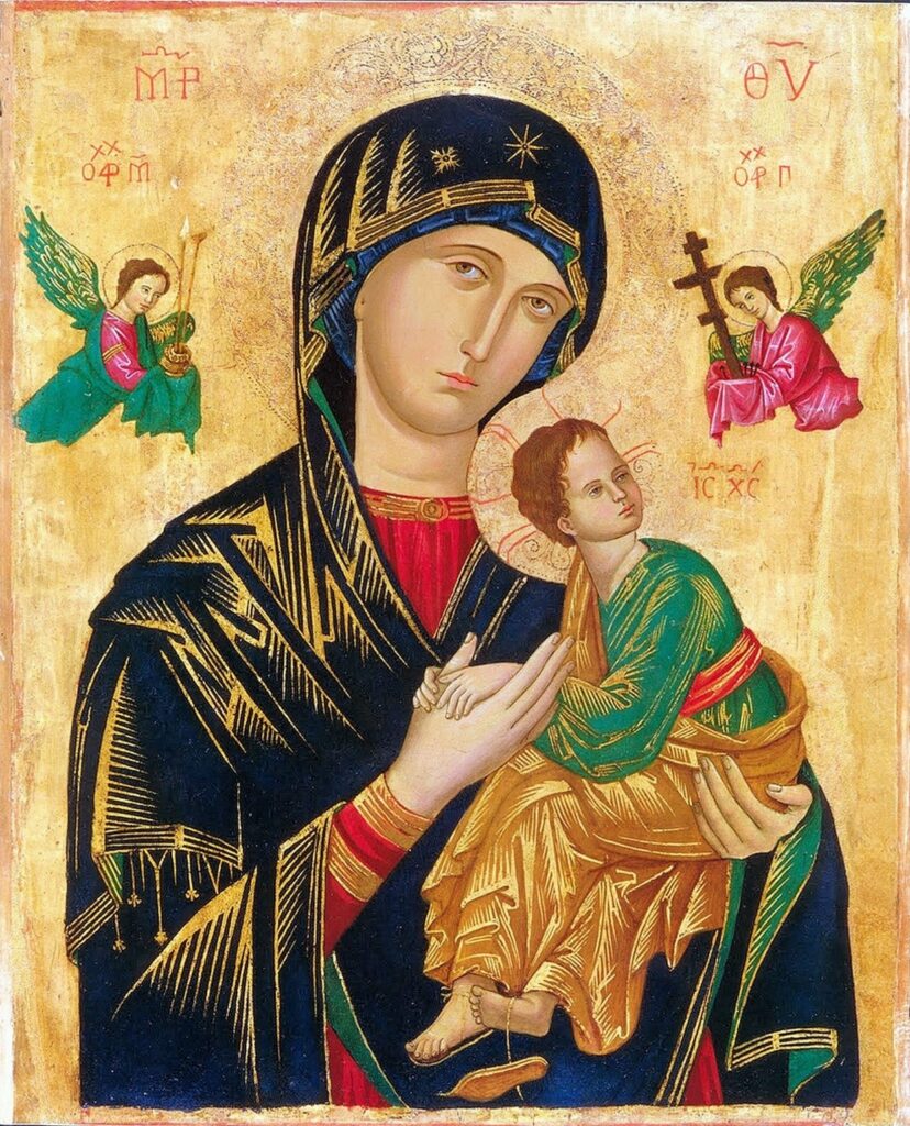 Mother of Perpetual Help. Moder af den Stedsevarende Hjælp.